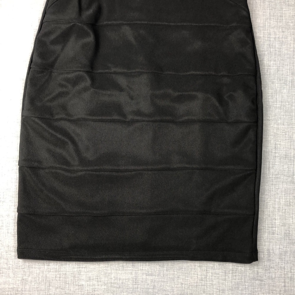 Crystal Doll Black Lace Bodycon Dress Juniors Sz 3 - Picture 4 of 6